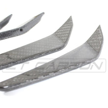 Load image into Gallery viewer, BMW M3/M4 (G80 G81 G82 G83) CARBON FIBRE FRONT BUMPER CANARDS
