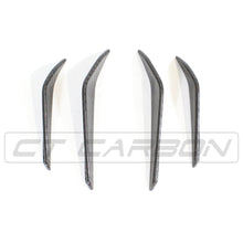 Load image into Gallery viewer, BMW M3/M4 (G80 G81 G82 G83) CARBON FIBRE FRONT BUMPER CANARDS
