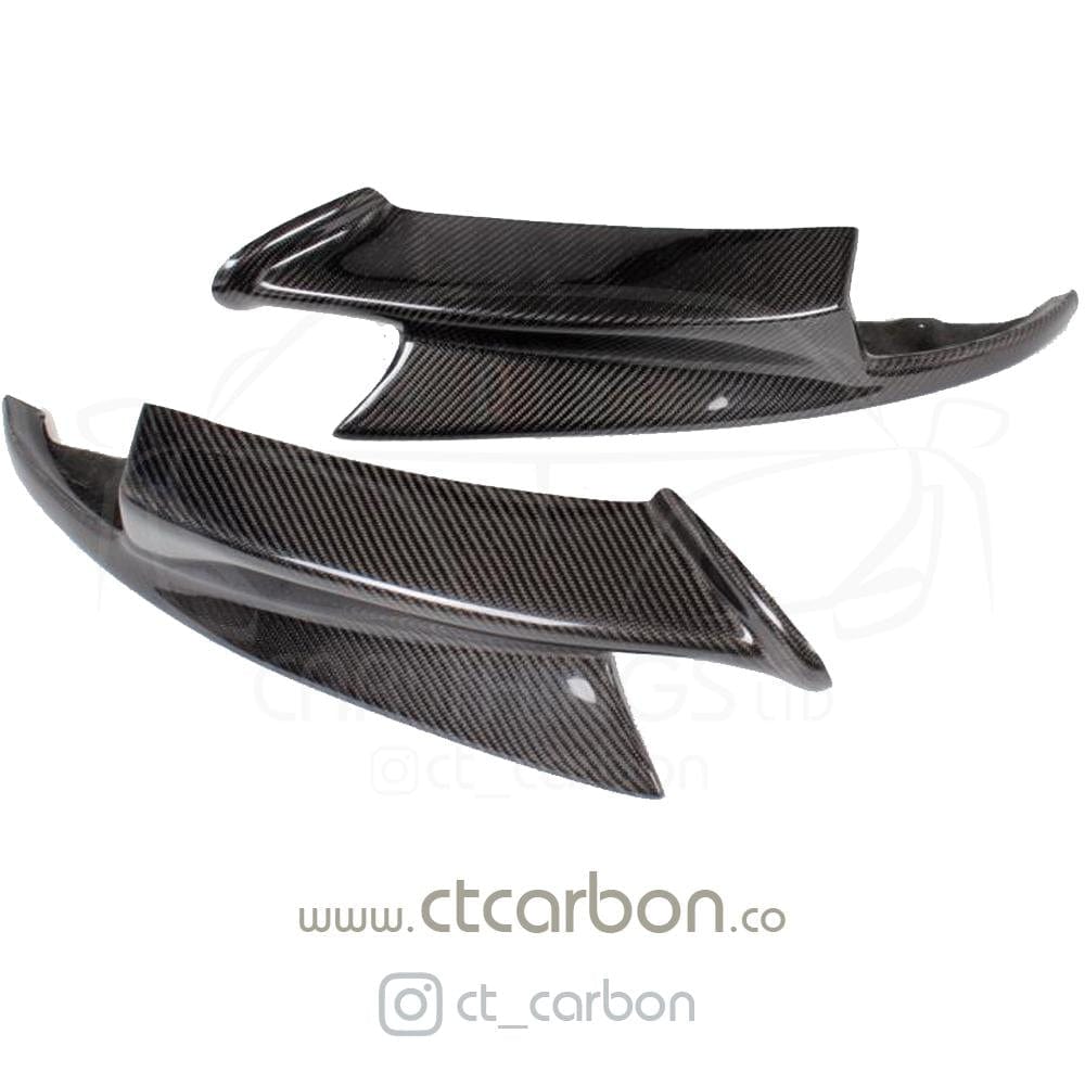 BMW M3 (E92/E90) CARBON FRONT CANARD SPLITTERS - MP STYLE