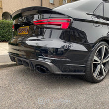 Load image into Gallery viewer, AUDI RS3 8V SALOON REAR CARBON DIFFUSER WITH DTM LIGHT
