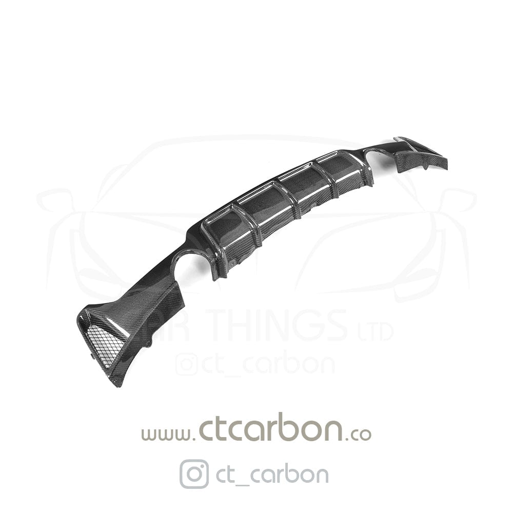BMW F32, F33& F36 4 SERIES CARBON FIBRE DIFFUSER - MP STYLE - DUAL EXHAUST