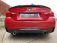 Load image into Gallery viewer, BMW F32, F33&amp; F36 4 SERIES CARBON FIBRE DIFFUSER - MP STYLE - DUAL EXHAUST
