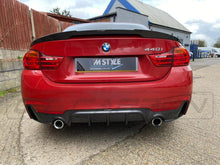 Load image into Gallery viewer, BMW F32, F33&amp; F36 4 SERIES CARBON FIBRE DIFFUSER - MP STYLE - DUAL EXHAUST
