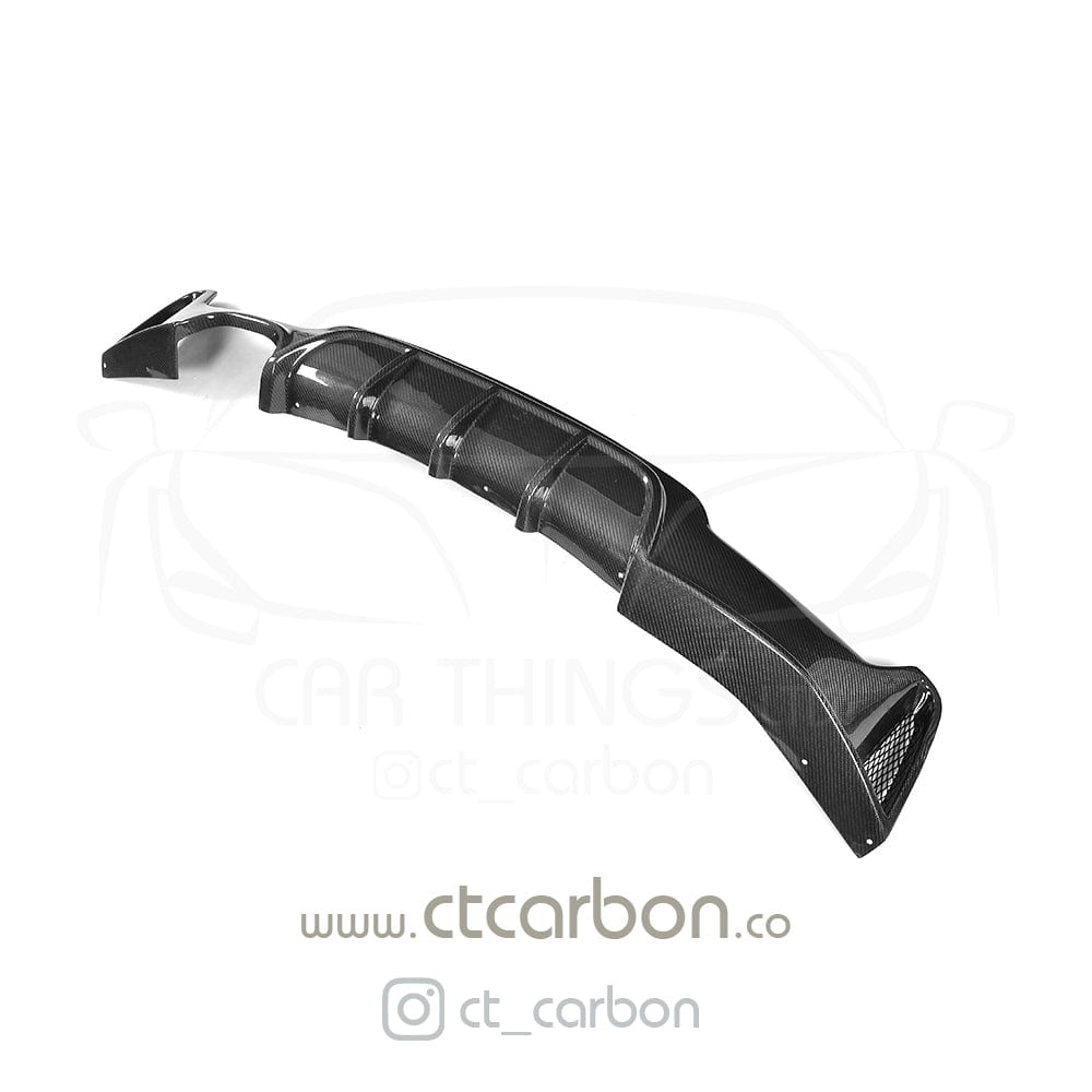 BMW F32, F33 & F36 4 SERIES CARBON FIBRE DIFFUSER - MP STYLE - TWIN EXHAUST