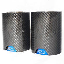 Load image into Gallery viewer, BMW CARBON EXHAUST TIPS 135i/140i/235i/240i/335i/340i/435i/440i - BURNT ENDS(SET OF 2)
