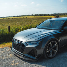 Load image into Gallery viewer, AUDI RS6/RS7 C8 AVANT CARBON FIBRE SPLITTER - CT DESIGN
