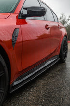 Load image into Gallery viewer, BMW M3 G80/G81 CARBON FIBRE SIDE SKIRT EXTENSIONS - CT DESIGN
