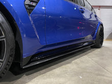 Load image into Gallery viewer, BMW M3 G80/G81 CARBON FIBRE SIDE SKIRT EXTENSIONS - CT DESIGN
