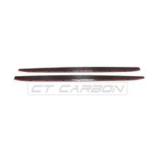 Load image into Gallery viewer, BMW M3 G80/G81 CARBON FIBRE SIDE SKIRT EXTENSIONS - CT DESIGN
