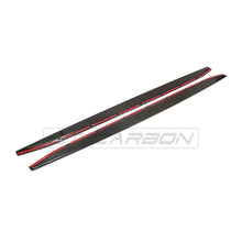 Load image into Gallery viewer, BMW M3 G80/G81 CARBON FIBRE SIDE SKIRT EXTENSIONS - CT DESIGN
