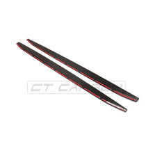Load image into Gallery viewer, BMW M3 G80/G81 CARBON FIBRE SIDE SKIRT EXTENSIONS - CT DESIGN
