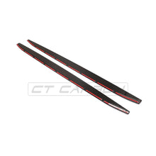 Load image into Gallery viewer, BMW M4 G82/G83 CARBON FIBRE SIDE SKIRT EXTENSIONS - CT DESIGN
