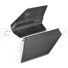 Load image into Gallery viewer, BMW F16 X6 CARBON FIBRE REAR BUMPER EXTENSIONS
