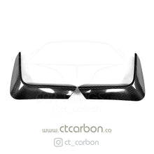 Load image into Gallery viewer, BMW M3 &amp; M4 F80 F82 F83 REAR CARBON FIBRE BUMPER CANARDS
