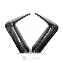 Load image into Gallery viewer, BMW M3 &amp; M4 F80 F82 F83 REAR CARBON FIBRE BUMPER CANARDS
