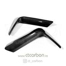 Load image into Gallery viewer, BMW M3 &amp; M4 F80 F82 F83 REAR CARBON FIBRE BUMPER CANARDS
