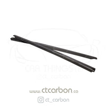 Load image into Gallery viewer, AUDI R8 V10 GEN 2 CARBON FIBRE SIDE SKIRTS - CT CARBON
