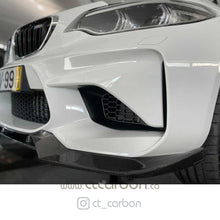 Load image into Gallery viewer, BMW M2 F87 N55(OG) CARBON FIBRE SPLITTER - V-STYLE

