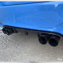 Load image into Gallery viewer, BMW M2/M3/M4/M5 F10/F80/F82/F83/F87 CARBON FIBRE EXHAUST TIPS - BLACK x4
