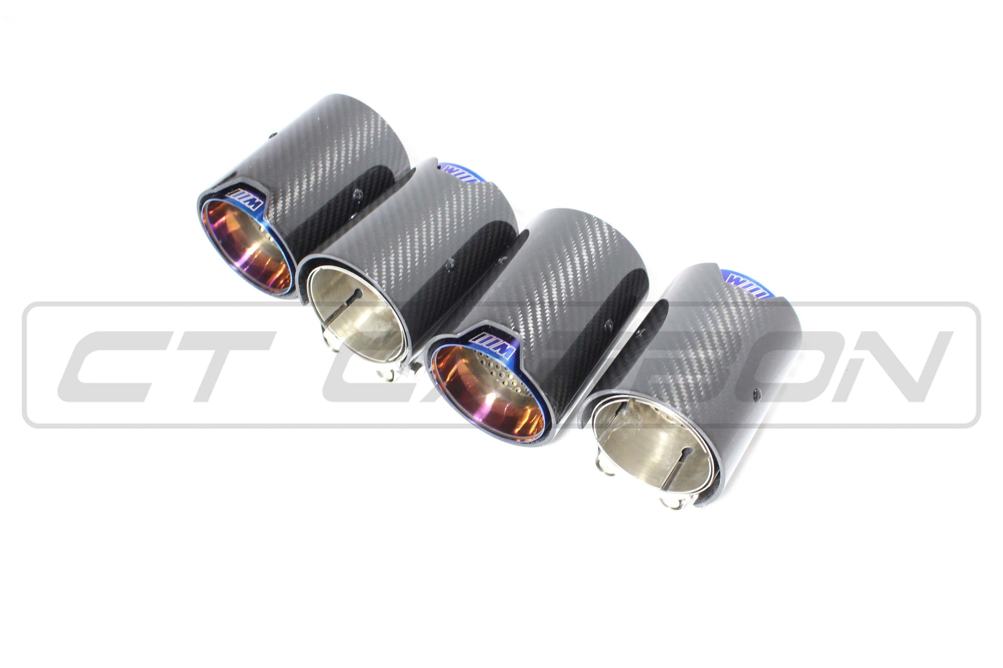 9999m2 BMW M2/M3/M4/M5 F10/F80/F82/F83/F87 CARBON FIBRE EXHAUST TIPS - BURNT