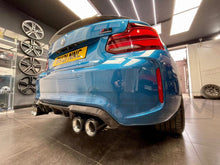Load image into Gallery viewer, BMW M2/M3/M4/M5 F10/F80/F82/F83/F87 CARBON FIBRE EXHAUST TIPS - CHROME x4
