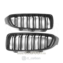 Load image into Gallery viewer, BMW M3/M4 (F80 F82 F83) CARBON FIBRE GRILLES
