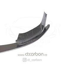 Load image into Gallery viewer, BMW M3/M4 (F80 F82 F83) CARBON FIBRE SPLITTER (3 PIECE) - MP STYLE
