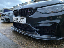 Load image into Gallery viewer, BMW M3/M4 (F80 F82 F83) CARBON FIBRE SPLITTER - V STYLE
