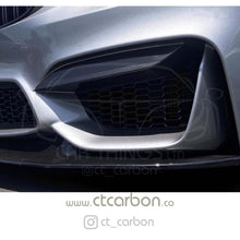 Load image into Gallery viewer, BMW M3/M4 (F80 F82 F83) UPPER FRONT CARBON FIBRE CANARDS
