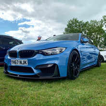 Load image into Gallery viewer, BMW M3/M4 (F80 F82 F83) UPPER FRONT CARBON FIBRE CANARDS
