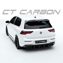 Load image into Gallery viewer, VW GOLF MK8 R CARBON FIBRE DIFFUSER - CT DESIGN
