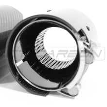 Load image into Gallery viewer, BMW F40/F44 135i &amp; 235i CARBON FIBRE EXHAUST TIPS - BLACK (SET OF 2)
