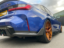 Load image into Gallery viewer, BMW M3 G80/G81 CARBON FIBRE REAR BUMPER CORNERS - MP STYLE
