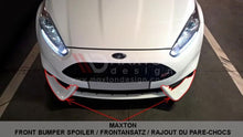 Load image into Gallery viewer, Maxton Design - FRONT SPLITTER FIESTA MK7 ST FACELIFT 2013-UP (FIT MAXTON FRONT BUMPER)
