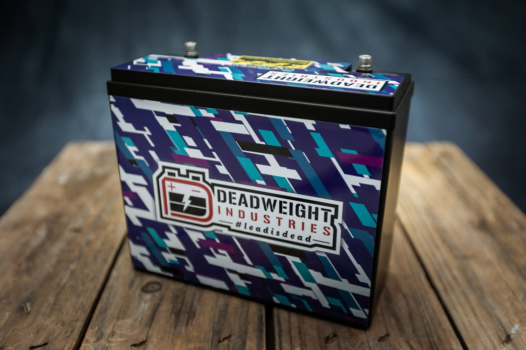 Deadweight Industries Touge 200 LiFePO4 12V Race Battery - 2.0kg Ultra Lightweight, 500 CCA, 30Ah PbEq | Motorsport/Track Car | UK MSA Approved | PC680/Varley Red Top 25 Alternative
