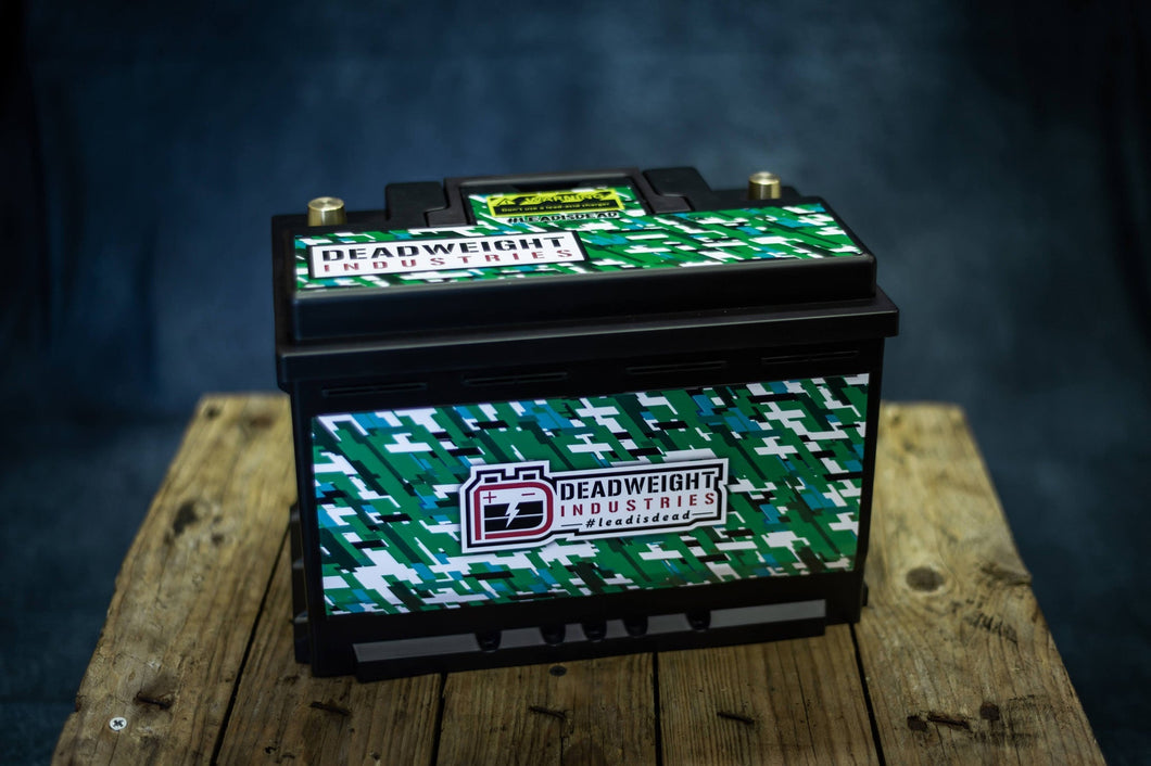 Deadweight Industries Touge MAX 12.8V LiFePO4 Lightweight Lithium Car Battery – 8.0kg, 950 CCA, 120Ah PbEq – MSA Approved Performance & Racing AGM Replacement