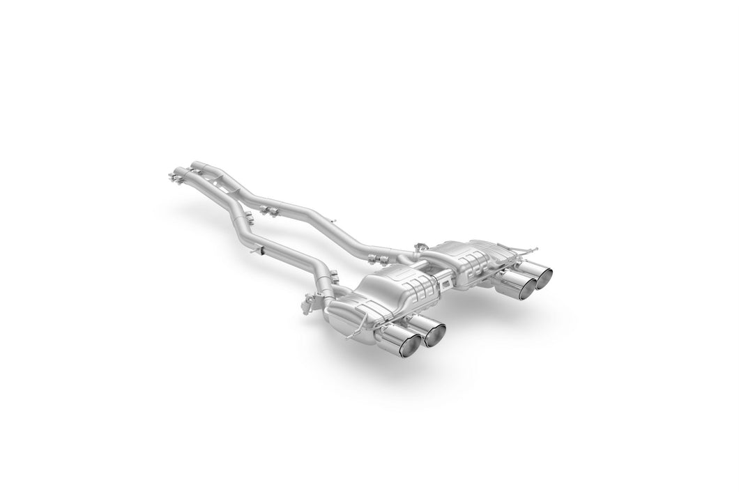 Eisenmann Valvetronic Valved Axle-Back Exhaust for BMW M4 G82 Coupe (2021+, S58) – Slip-On Rear Muffler w/ Carbon Fibre Tips, EC/ECE Type-Approved, GPF/OPF Compatible, Resonator Delete – Fits M4 & M4 Competition xDrive
