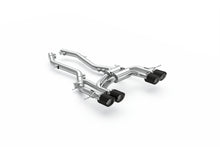 Load image into Gallery viewer, Eisenmann Valvetronic Axle-Back Rear Exhaust for BMW M4 G83 Convertible (S58) – Slip-On, Resonator Delete, Valved, OPF/GPF Compatible, EC Approved, Carbon/Chrome Tips, Fits M4 Competition xDrive
