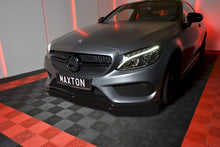 Load image into Gallery viewer, Maxton Design - FRONT SPLITTER MERCEDES C-CLASS W205 COUPE AMG-LINE (2015-2018)
