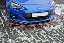 Load image into Gallery viewer, Maxton Design - FRONT SPLITTER (BLACK &amp; RED) V.4 SUBARU BRZ FACELIFT 2017-2020
