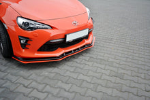 Load image into Gallery viewer, Maxton Design - FRONT SPLITTER (BLACK &amp; RED) V.4 TOYOTA GT86 FACELIFT 2017-2020
