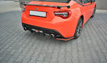 Load image into Gallery viewer, Maxton Design - REAR SIDE SPLITTERS (BLACK &amp; RED) V.2 TOYOTA GT86 FACELIFT (2017-UP)
