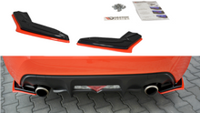 Load image into Gallery viewer, Maxton Design - REAR SIDE SPLITTERS (BLACK &amp; RED) V.2 TOYOTA GT86 FACELIFT (2017-UP)
