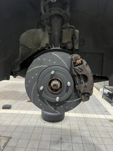 Load image into Gallery viewer, ** CLEARANCE ** Enhanced Performance (By RTS) Rear Brake Disc Upgrade - MK8 Fiesta 1.0 - Dimpled &amp; Grooved ** NO RETURN **
