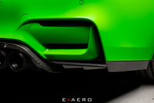 Load image into Gallery viewer, Evaero Carbon Fibre Rear Diffuser with Winglets for BMW F80 M3, F82/F83 M4 (F8X) – Performance Carbon Rear Valance, Aggressive Aero, Quad Exhaust, OEM+ Fitment
