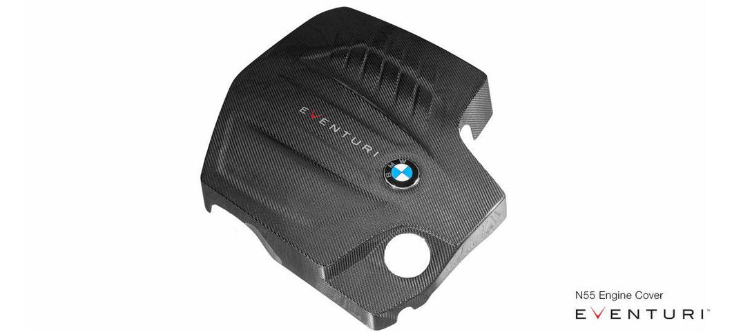 Eventuri Carbon Fibre Engine Cover for BMW M2 F87 & N55 (All N55 Models) - Prepreg OEM+ Finish - M2 Reuses OEM M Power Strip / N55 Uses BMW Roundel