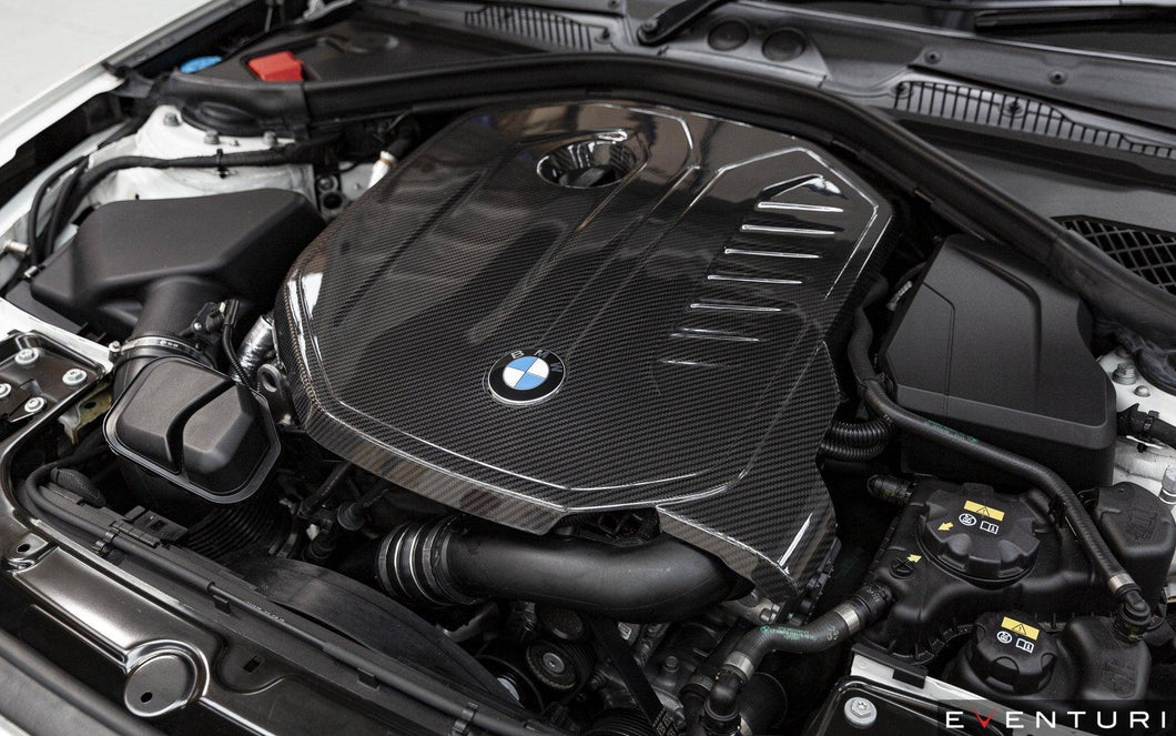 BMW M140i F20, M240i F22, 340i F30 & 440i F32 Eventuri Carbon Fibre Engine Cover