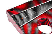 Load image into Gallery viewer, Eventuri Carbon Fibre &amp; Red Kevlar Engine Cover - Honda Civic Type R FK2 | FK8 | FL5
