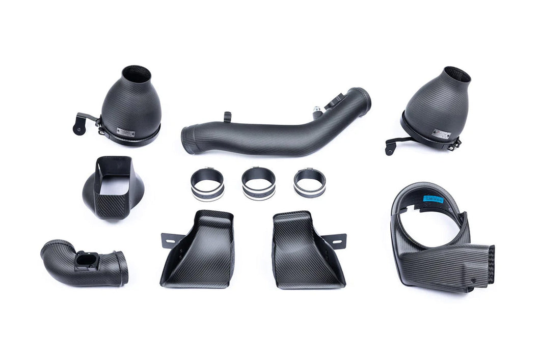 Eventuri V2 Limited Edition Matte Carbon Fibre Intake System – BMW M3/M4 F80 F82 F83 (S55) Cold Air Intake Kit | Sealed Carbon Ducts & Scoops | F8X Coupe & Convertible