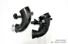 Load image into Gallery viewer, Eventuri Gloss Carbon Fibre Turbo Inlets - BMW G90 | G99 M5
